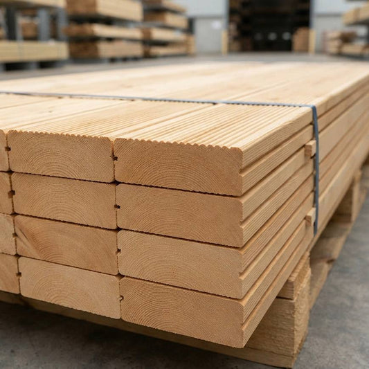 Planed Larch Decking Board