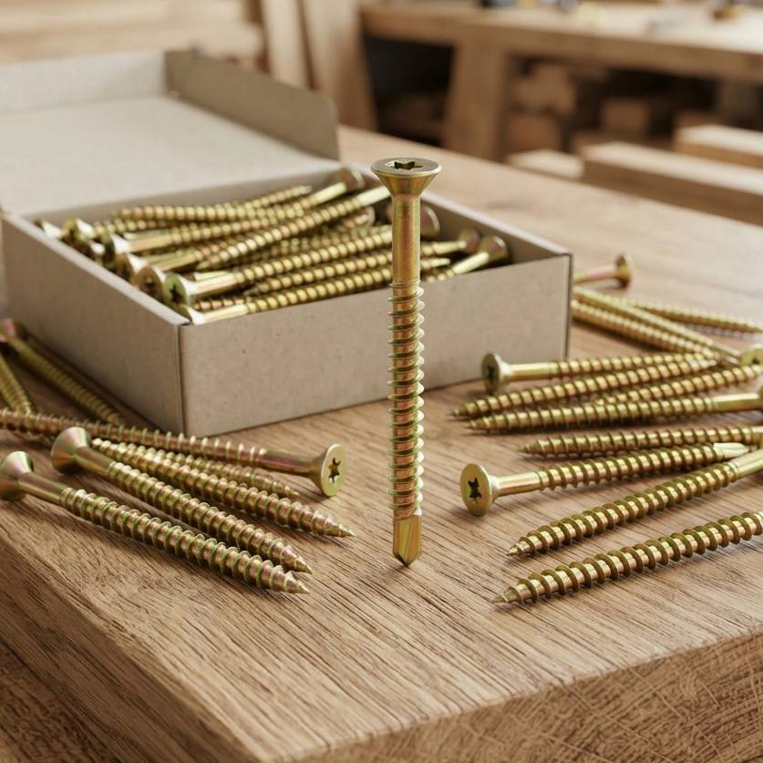 Heavy Duty Timber Screws (Yellow Passivated)
