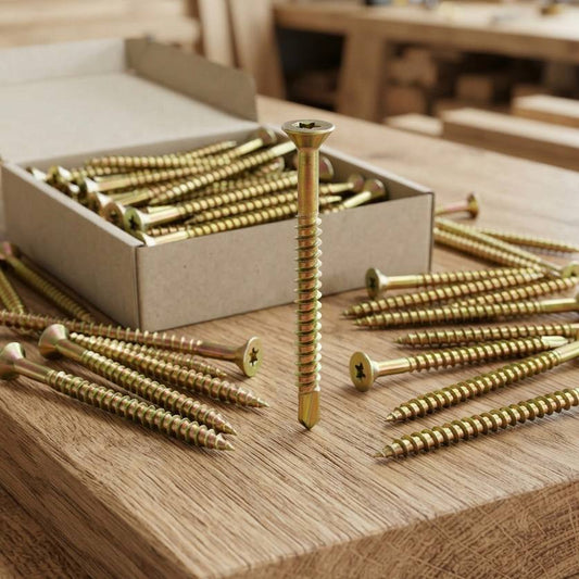 Heavy Duty Timber Screws (Yellow Passivated)