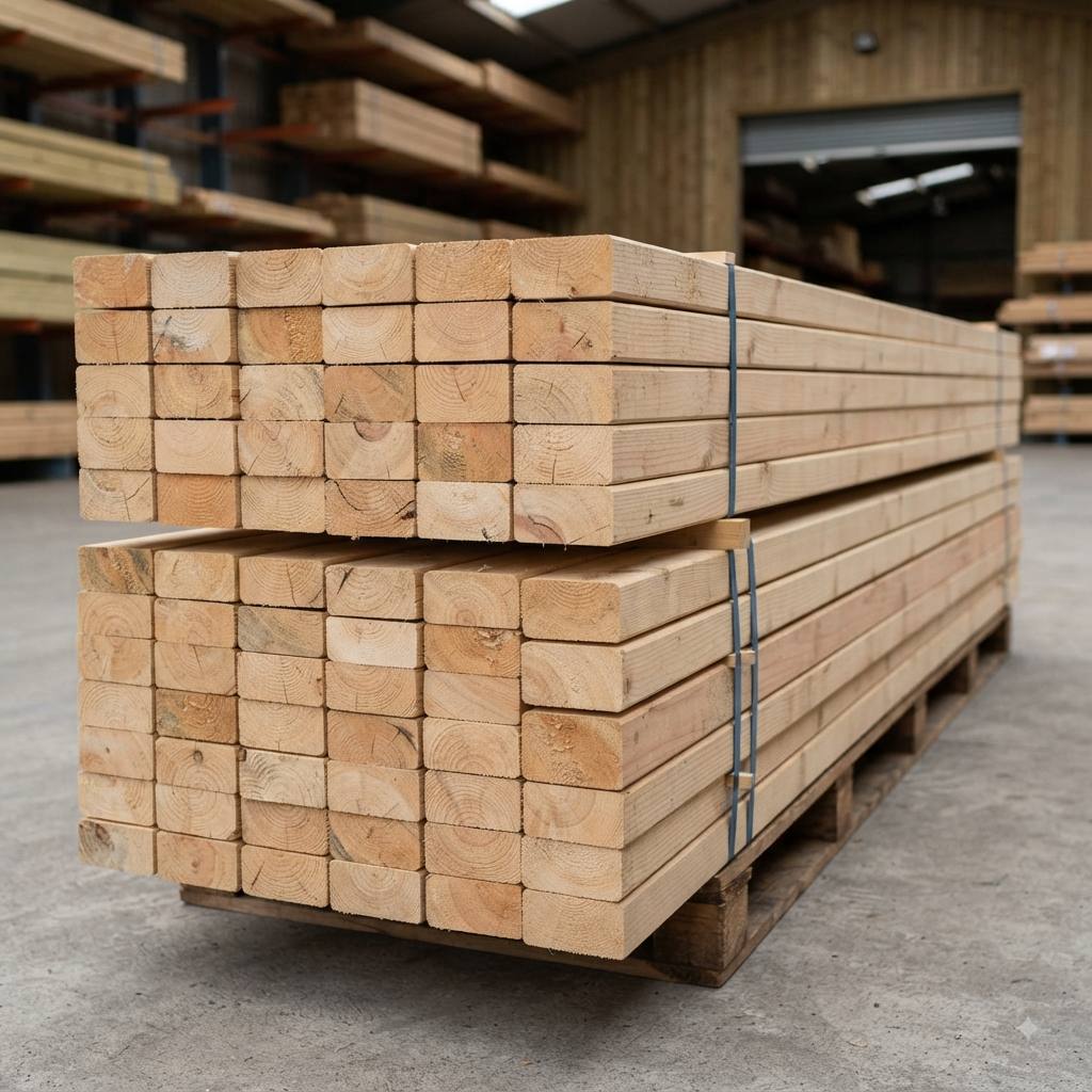 Unsorted Softwood Timber